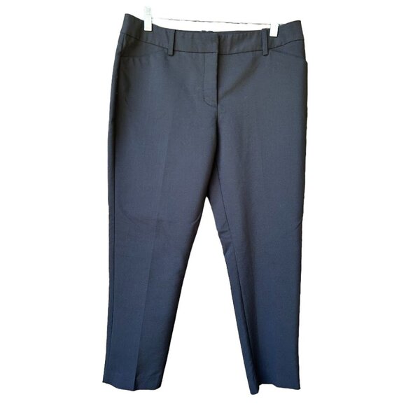 Versona Women's Modern Fit Black Dress Pants Size‎ 10 Ankle - Picture 1 of 5